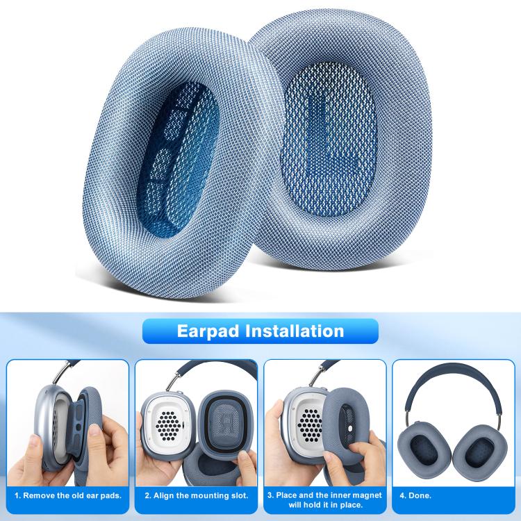 XDcase 1 Pair Soft-Touch Magnetic Replacement Sponge Ear Pads, For AirPods Max