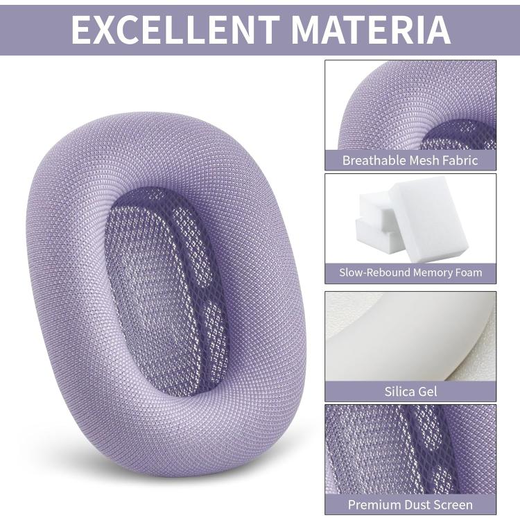XDcase 1 Pair Mesh Fabric Magnetic Replacement Sponge Ear Pads, For AirPods Max 2
