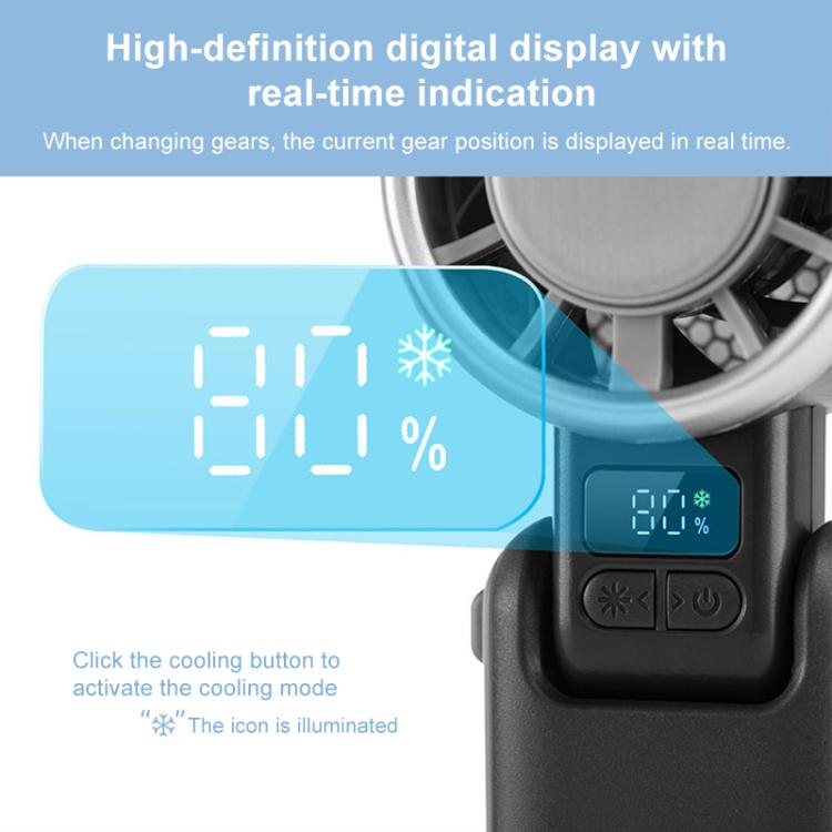 H03B High Speed Handheld Cooling Fan with Digital Display