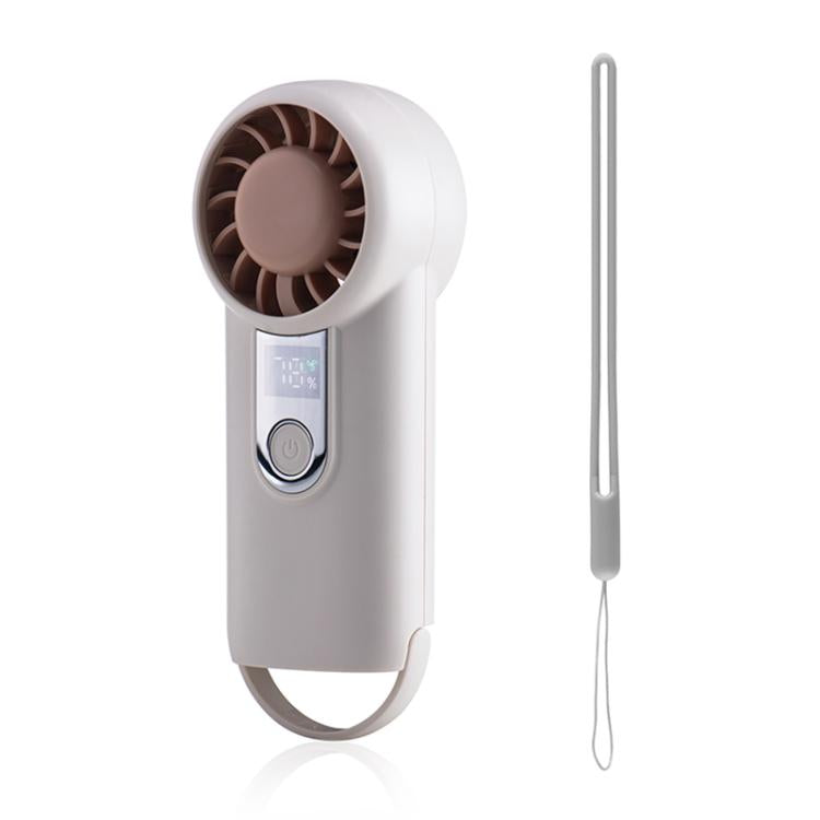 H07 Mini High Speed Handheld Fan with Digital Display