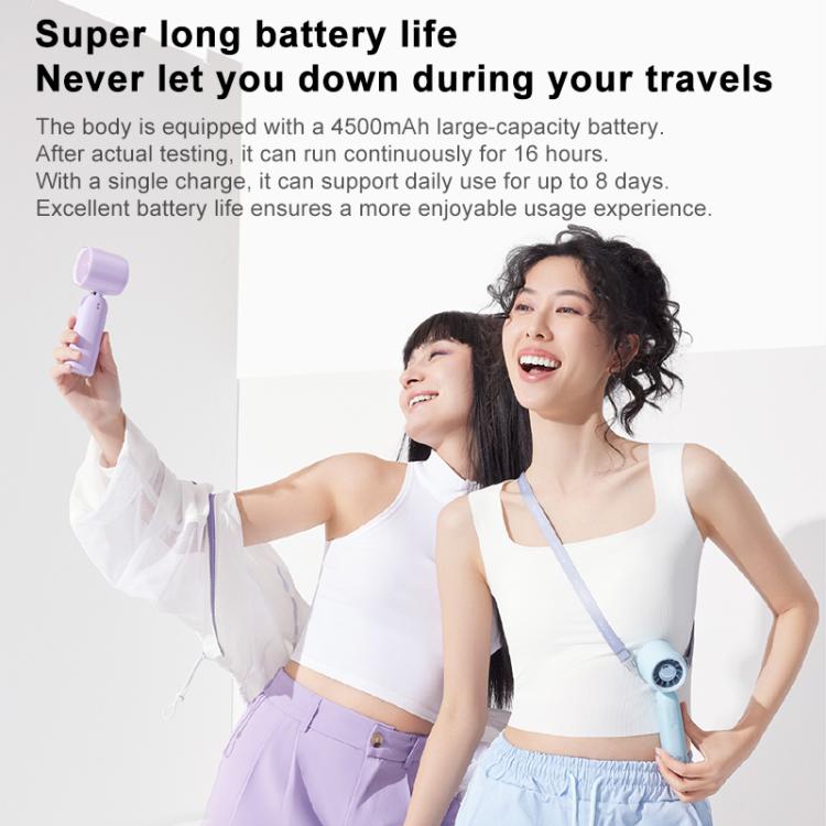 M03 Plus High Speed Silent Handheld Fan with Digital Display