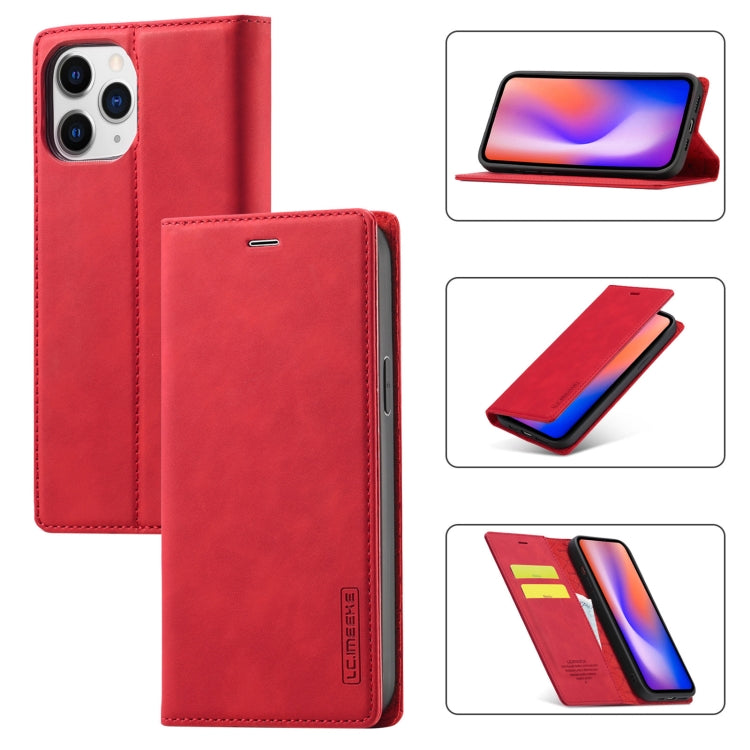 LC.IMEEKE Strong Magnetism Ultra-thin Horizontal Flip Shockproof Matte TPU + PU Leather Case with Holder & Card Slots & Wallet, For iPhone 12 mini, For iPhone 12 / 12 Pro, For iPhone 12 Pro Max, For iPhone XS / X, For iPhone 12 Pro, For iPhone XR      ...