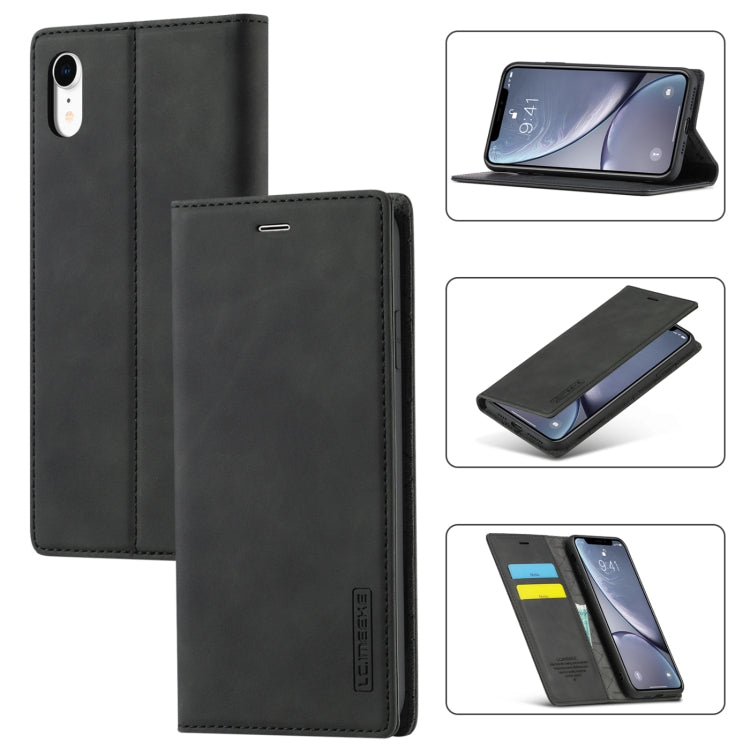 LC.IMEEKE Strong Magnetism Ultra-thin Horizontal Flip Shockproof Matte TPU + PU Leather Case with Holder & Card Slots & Wallet, For iPhone 12 mini, For iPhone 12 / 12 Pro, For iPhone 12 Pro Max, For iPhone XS / X, For iPhone 12 Pro, For iPhone XR      ...