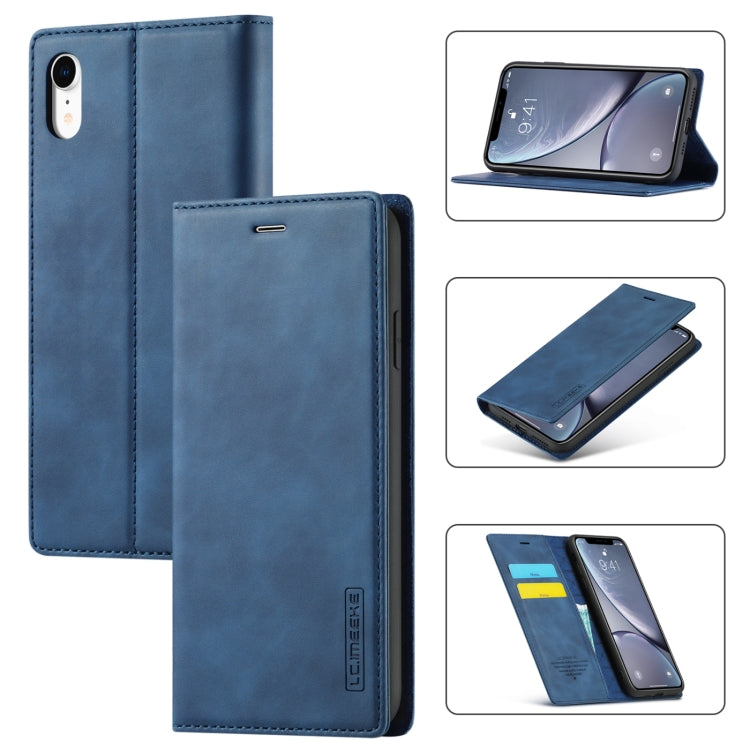LC.IMEEKE Strong Magnetism Ultra-thin Horizontal Flip Shockproof Matte TPU + PU Leather Case with Holder & Card Slots & Wallet, For iPhone 12 mini, For iPhone 12 / 12 Pro, For iPhone 12 Pro Max, For iPhone XS / X, For iPhone 12 Pro, For iPhone XR      ...