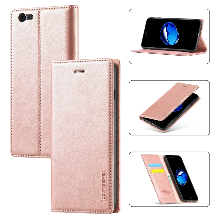 LC.IMEEKE Strong Magnetism Ultra-thin Horizontal Flip Shockproof Matte TPU + PU Leather Case with Holder & Card Slots & Wallet, For iPhone 12 mini, For iPhone 12 / 12 Pro, For iPhone 12 Pro Max, For iPhone XS / X, For iPhone 12 Pro, For iPhone XR      ...