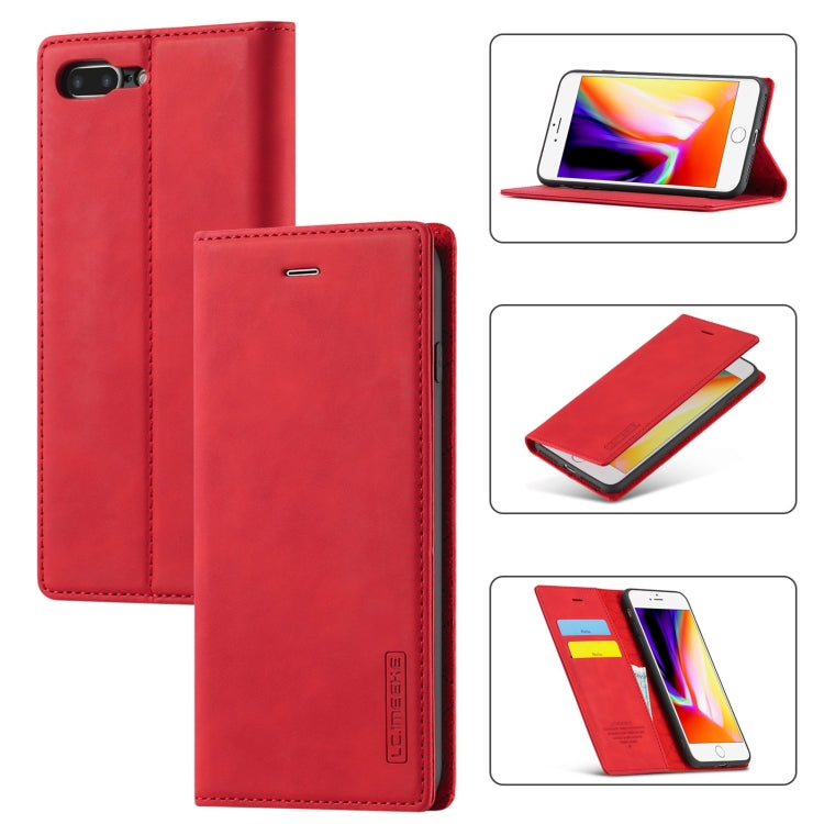 LC.IMEEKE Strong Magnetism Ultra-thin Horizontal Flip Shockproof Matte TPU + PU Leather Case with Holder & Card Slots & Wallet, For iPhone 12 mini, For iPhone 12 / 12 Pro, For iPhone 12 Pro Max, For iPhone XS / X, For iPhone 12 Pro, For iPhone XR      ...