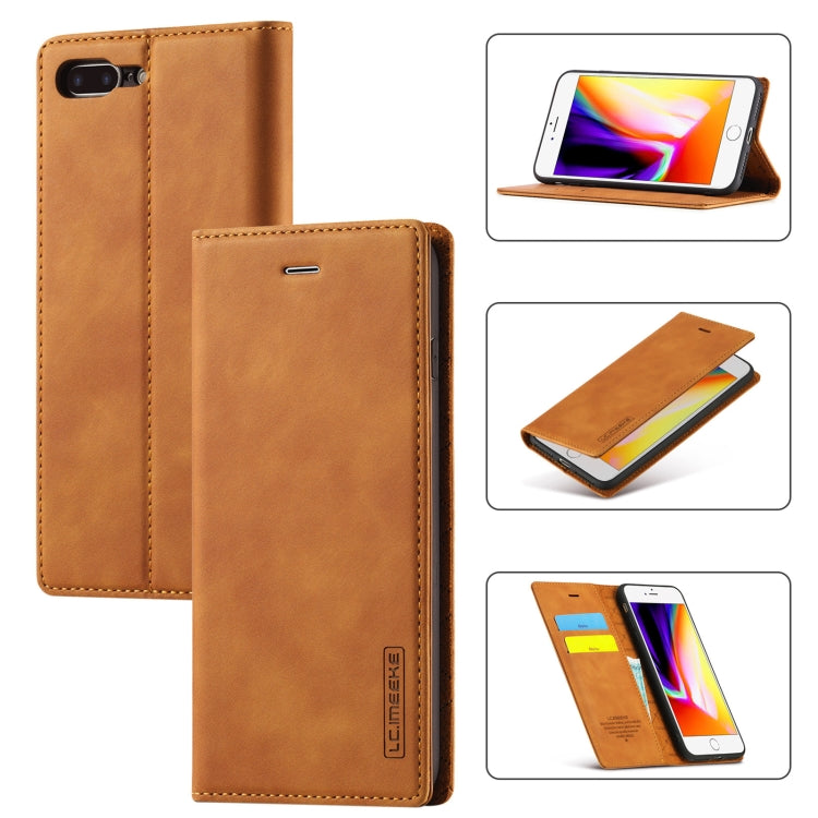 LC.IMEEKE Strong Magnetism Ultra-thin Horizontal Flip Shockproof Matte TPU + PU Leather Case with Holder & Card Slots & Wallet, For iPhone 12 mini, For iPhone 12 / 12 Pro, For iPhone 12 Pro Max, For iPhone XS / X, For iPhone 12 Pro, For iPhone XR      ...