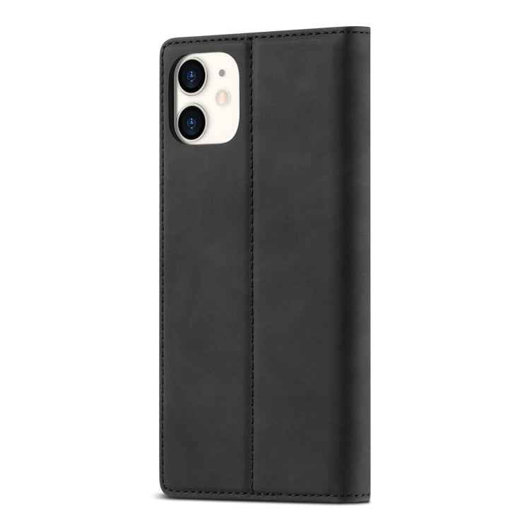 LC.IMEEKE Strong Magnetism Ultra-thin Horizontal Flip Shockproof Matte TPU + PU Leather Case with Holder & Card Slots & Wallet, For iPhone 11, For iPhone 11 Pro, For iPhone 11 Pro Max, For iPhone SE 2022 / SE 2020 / 8 / 7