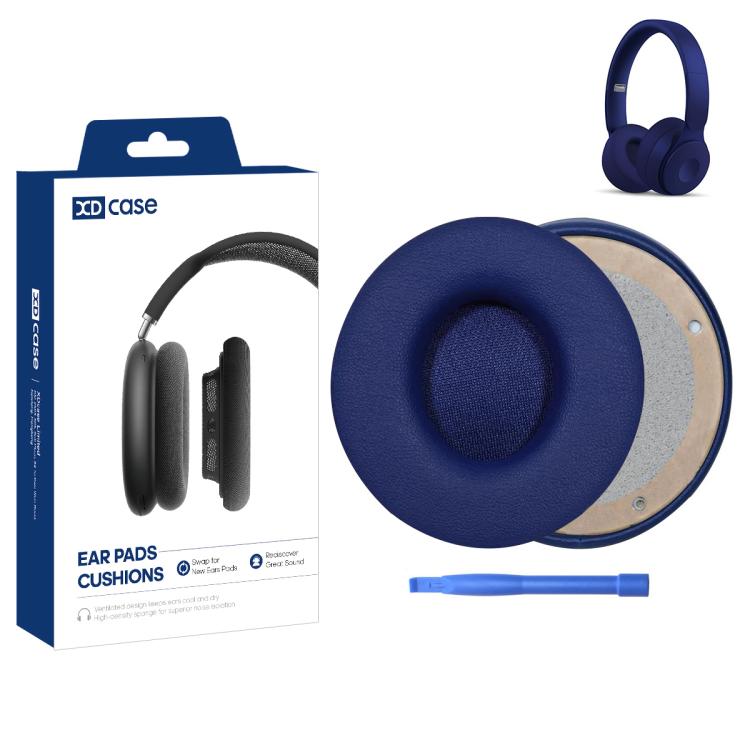 XDcase 1 Pair Protein Leather Headset Replacement Ear Pads with Pry Tool, For Beats Solo Pro Wireless