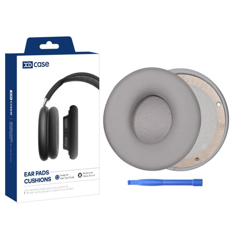 XDcase 1 Pair Protein Leather Headset Replacement Ear Pads with Pry Tool, For Beats Solo Pro Wireless