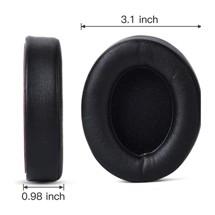 XDcase 1 Pair Protein Leather Headset Replacement Ear Pads with Pry Tool, For Beats Solo Pro Wireless