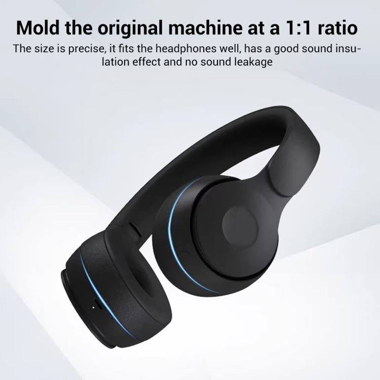 XDcase 1 Pair Protein Leather Headset Replacement Ear Pads with Pry Tool, For Beats Solo Pro Wireless