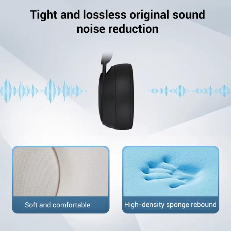 XDcase 1 Pair Protein Leather Headset Replacement Ear Pads with Pry Tool, For Beats Solo Pro Wireless