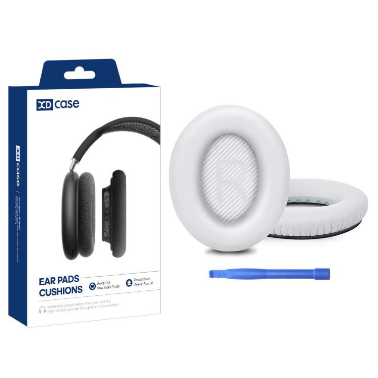 XDcase 1 Pair Protein Leather Headset Replacement Ear Pads with Prying Tool, For Bose QuietComfort 35 / 35 II