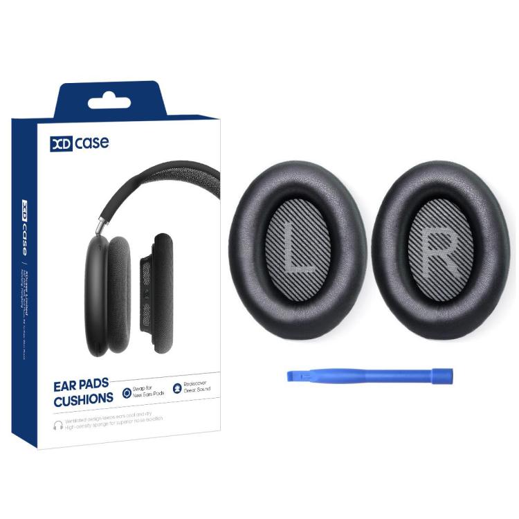 XDcase 1 Pair Protein Leather Headset Replacement Ear Pads with Prying Tool, For Bose QuietComfort 35 / 35 II