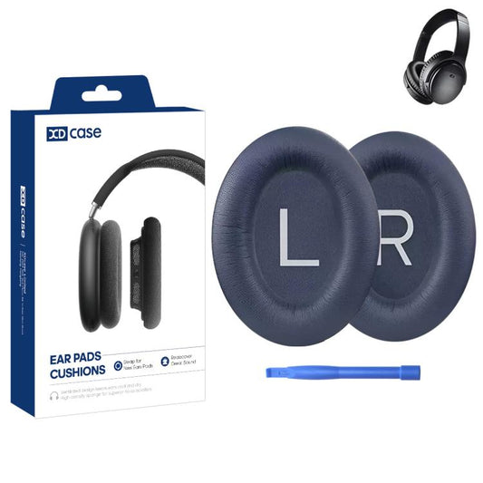 XDcase 1 Pair Protein Leather Headset Replacement Ear Pads with Prying Tool, For Bose QC45 / QCSE