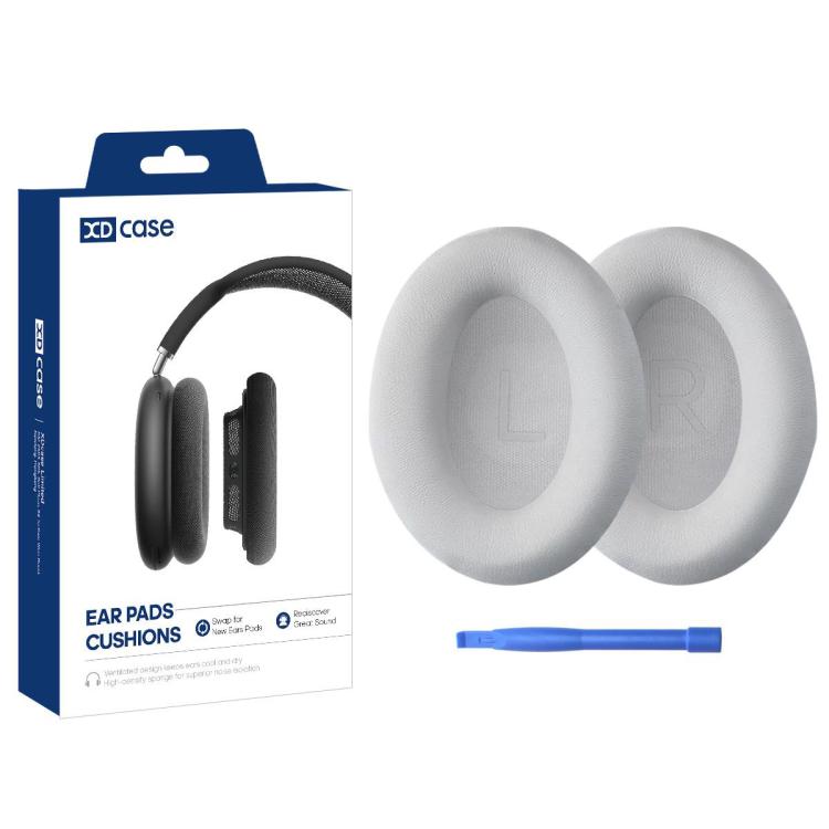 XDcase 1 Pair Protein Leather Headset Replacement Ear Pads with Prying Tool, For Bose QC45 / QCSE