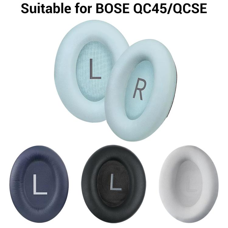 XDcase 1 Pair Protein Leather Headset Replacement Ear Pads with Prying Tool, For Bose QC45 / QCSE