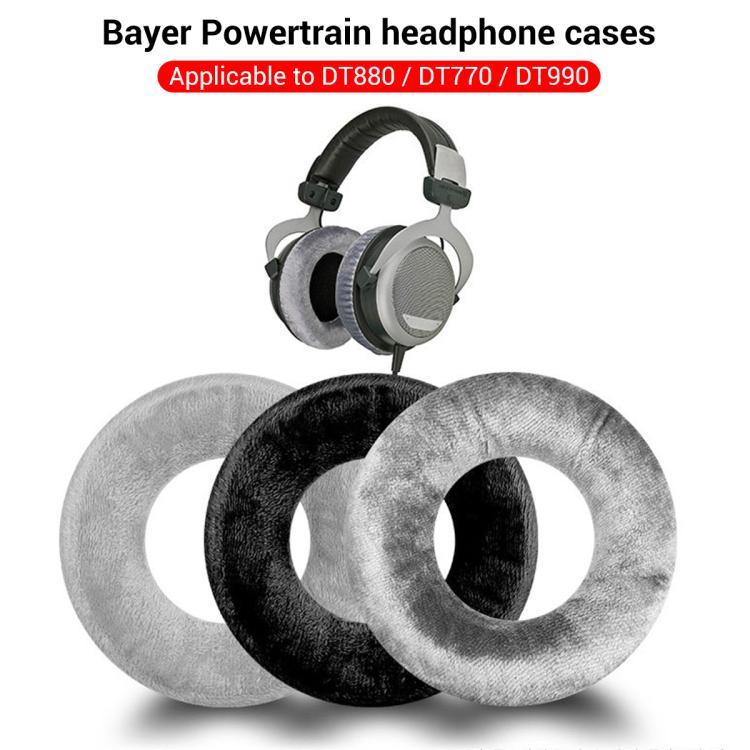 XDcase 1 Pair Velour Ear Pads Headset Replacement Part with Prying Tool, For Beyerdynamic DT770 / DT880 / DT990