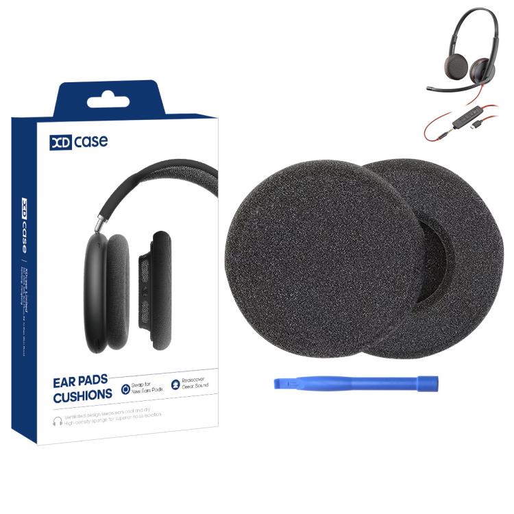 XDcase 1 Pair Headset Replacement Ear Pads with Prying Tool, For Plantronics C3220 / C3225 / C3210