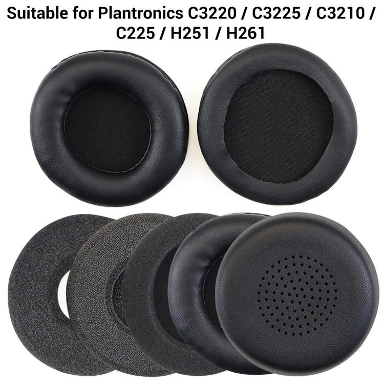 XDcase 1 Pair Headset Replacement Ear Pads with Prying Tool, For Plantronics C3220 / C3225 / C3210