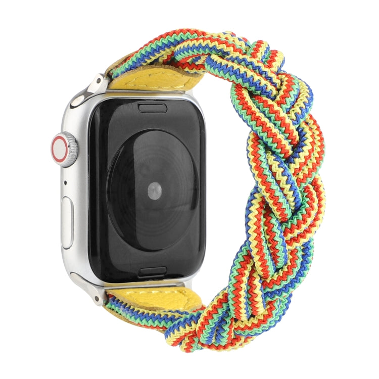 Elastic Woven Watchband For Apple Watch Series 6 & SE & 5 & 4 40mm / 3 & 2 & 1 38mm, 160mm