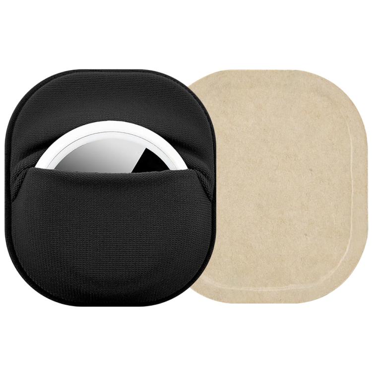 XDcase Elastic Fabric Back-adhesive Card Design Protective Case, For AirTag 2nd Gen / 1st Gen