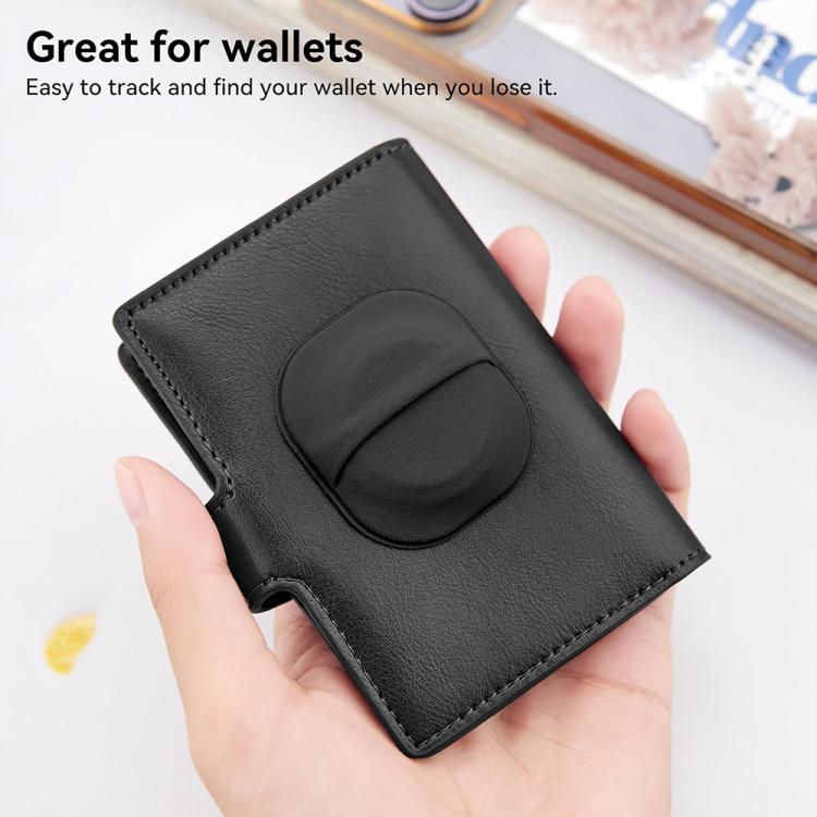 XDcase Elastic Fabric Back-adhesive Card Design Protective Case, For AirTag 2nd Gen / 1st Gen