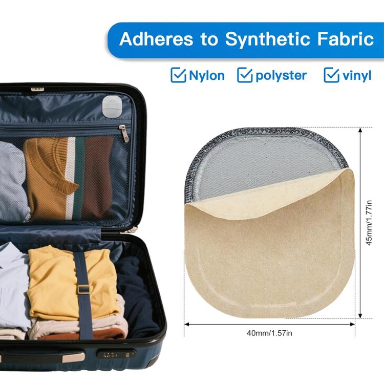 XDcase Elastic Fabric Back-adhesive Card Design Protective Case, For AirTag 2nd Gen / 1st Gen