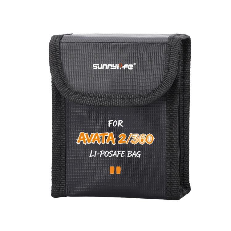 For DJI Avata 2 / 360 Sunnylife Battery Explosion-proof Safe Bag Protective Li-Po Safe Bag, For 1pc Battery, For 2pcs Batteries, For 3pcs Batteries