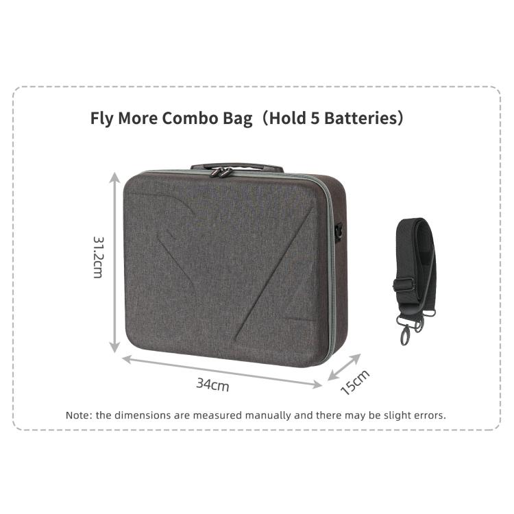 For DJI Avata 360 Sunnylife Carrying Hard Travel Storage Bag, Easy Carrying Combo Bag, 5-Batteries Combo Bag, 6-Batteries Combo Bag
