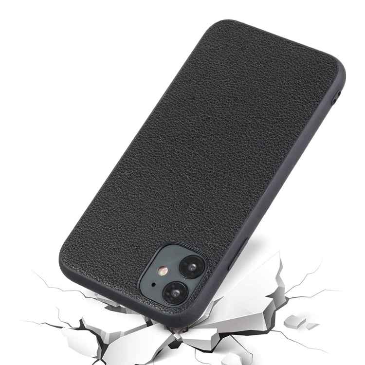 Bead Texture Genuine Leather Protective Case, For iPhone 11, For iPhone 11 Pro, For iPhone 11 Pro Max, For iPhone 12 mini, For iPhone 12 / 12 Pro, For iPhone 12 Pro Max