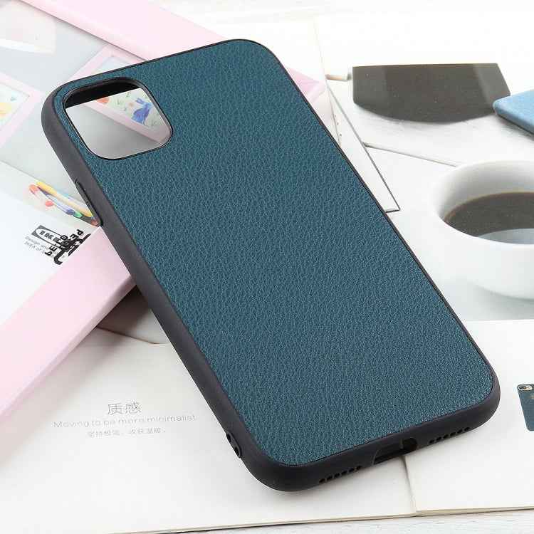 Bead Texture Genuine Leather Protective Case, For iPhone 11, For iPhone 11 Pro, For iPhone 11 Pro Max, For iPhone 12 mini, For iPhone 12 / 12 Pro, For iPhone 12 Pro Max