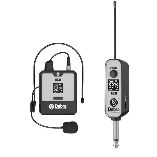 DEBRA DT-01 Ear-worn UHF Wireless Microphone System 1 TX & 1 RX, DT-01