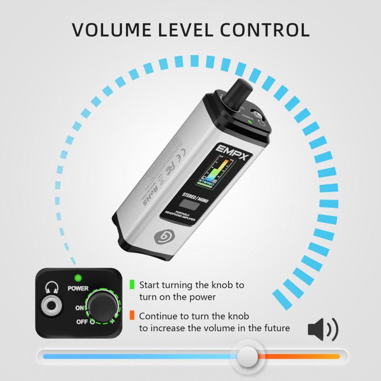 DEBRA EMPX Portable Professional Monitor Headphone Amplifier