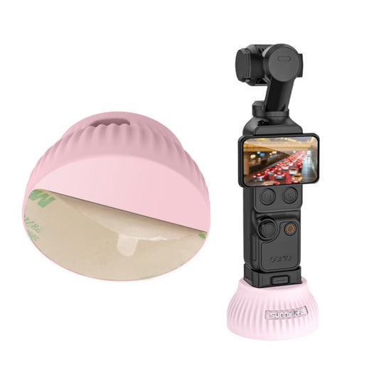 For DJI Osmo Pocket 4 / 3 Sunnylife Silicone Stand Base Car Center Console Base Desktop Stabilizer Supporting Holder, Car Base, Tabletop Base