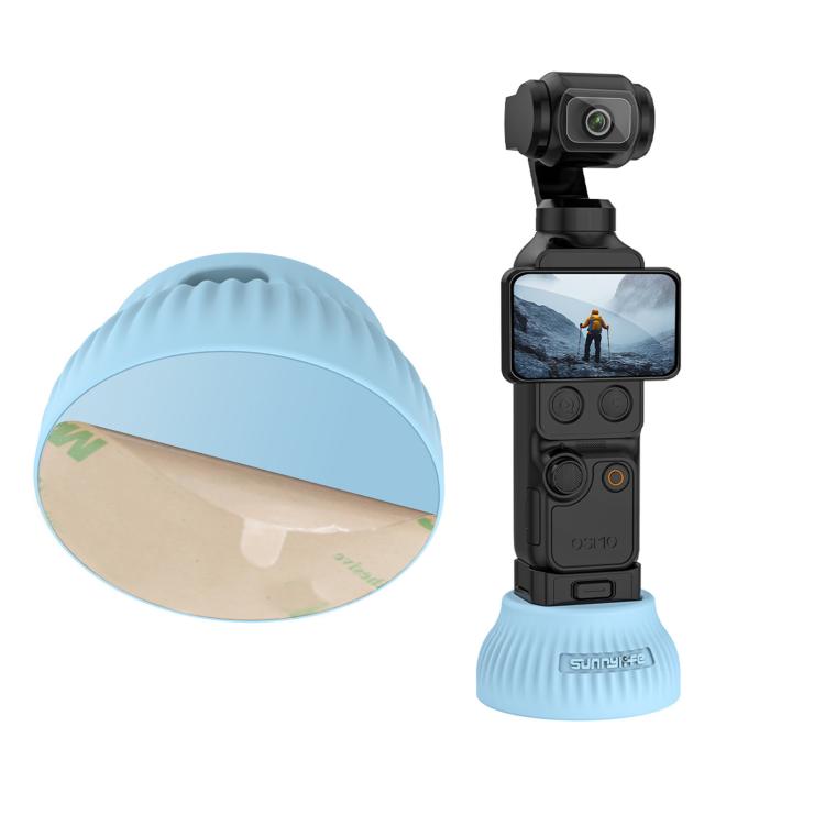 For DJI Osmo Pocket 4 / 3 Sunnylife Silicone Stand Base Car Center Console Base Desktop Stabilizer Supporting Holder, Car Base, Tabletop Base