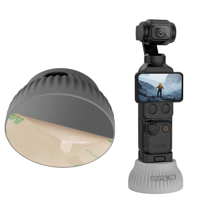 For DJI Osmo Pocket 4 / 3 Sunnylife Silicone Stand Base Car Center Console Base Desktop Stabilizer Supporting Holder, Car Base, Tabletop Base