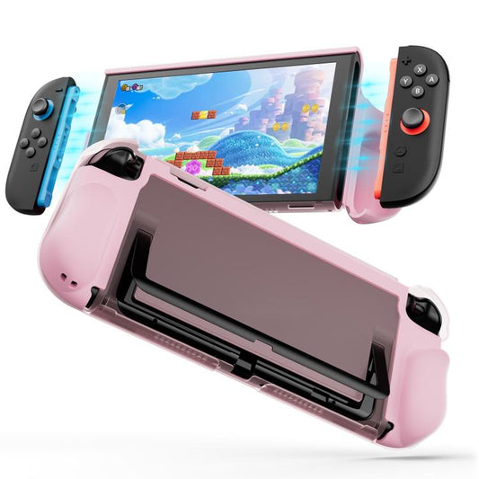 XDcase Transparent Armor Soft-Touch TPU Protective Case with Front Cover, For Nintendo Switch 2