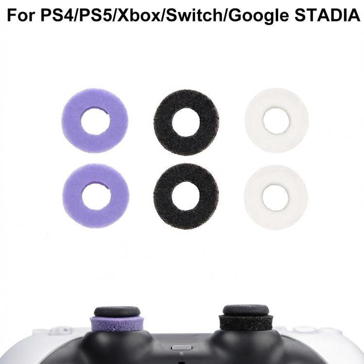 XDcase 6pcs Soft Silicone Aiming Precision Rings for PS4 / PS5 / Xbox / Switch / Google Stadia, 6PCS