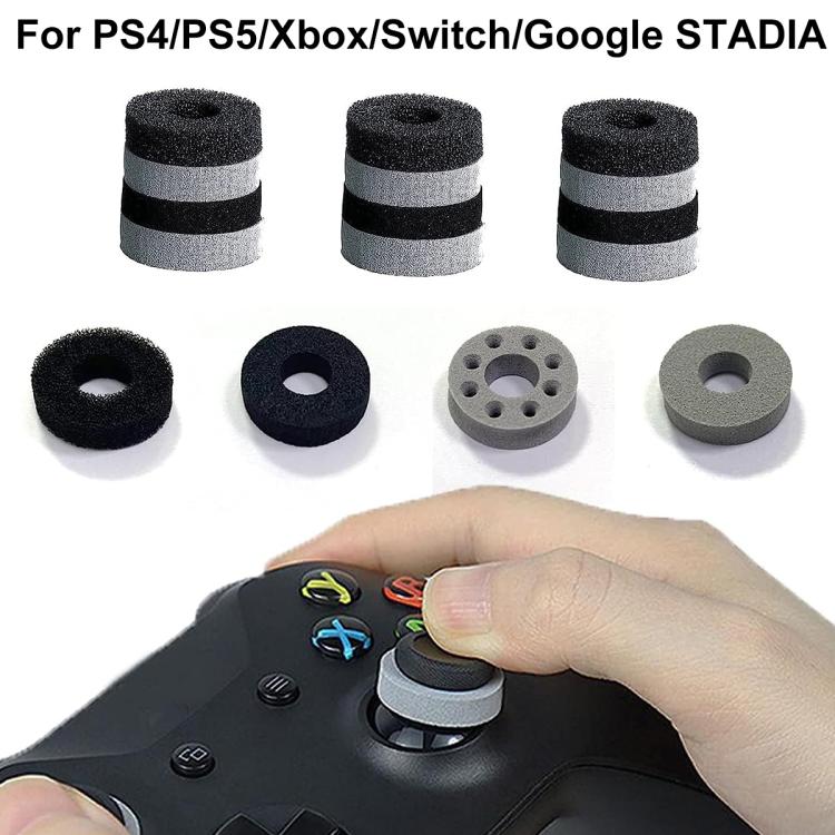 XDcase 16pcs Sponge Aiming Precision Rings for PS4 / PS5 / Xbox / Switch / Google Stadia, 16PCS