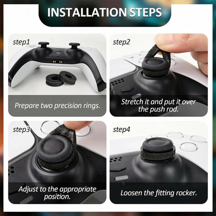 XDcase 18pcs Joystick Damping Rings for Nintendo Switch Joy-Con