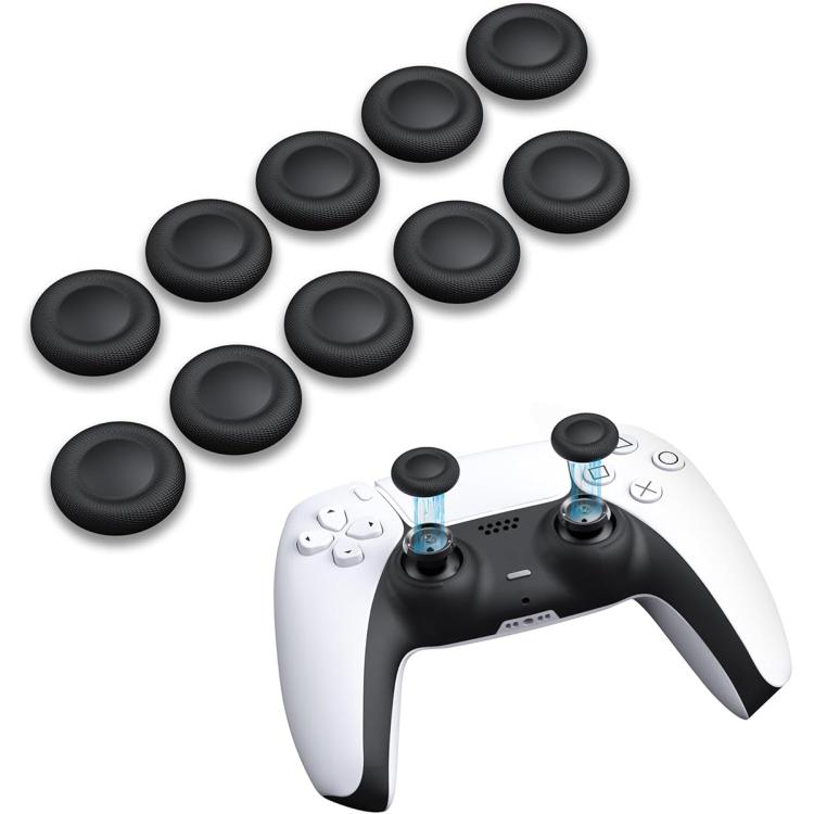 XDcase 10pcs Joystick Replacement Thumb Grip Caps for PS5 / PS4