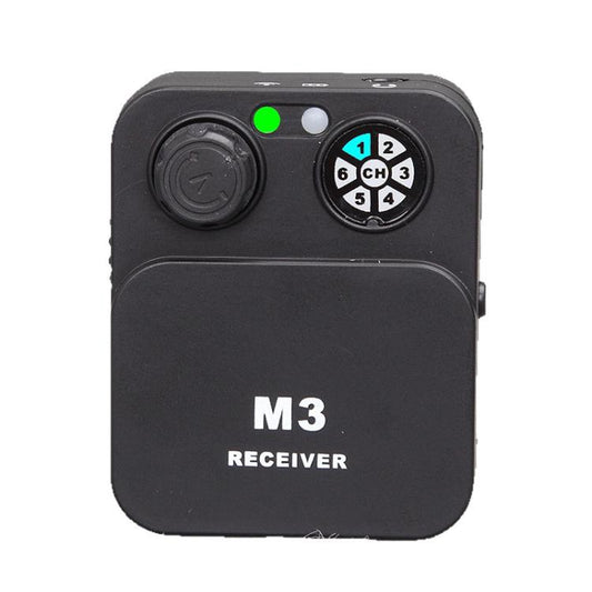 M3 Portable Wireless Monitoring Receiver with Wired Earphones, M3