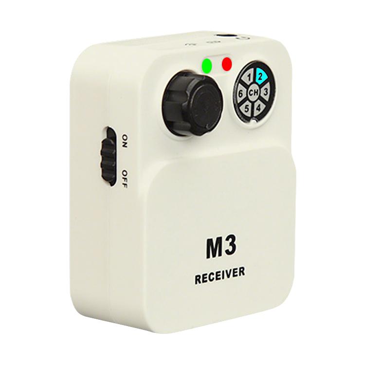 M3 Portable Wireless Monitoring Receiver with Wired Earphones, M3
