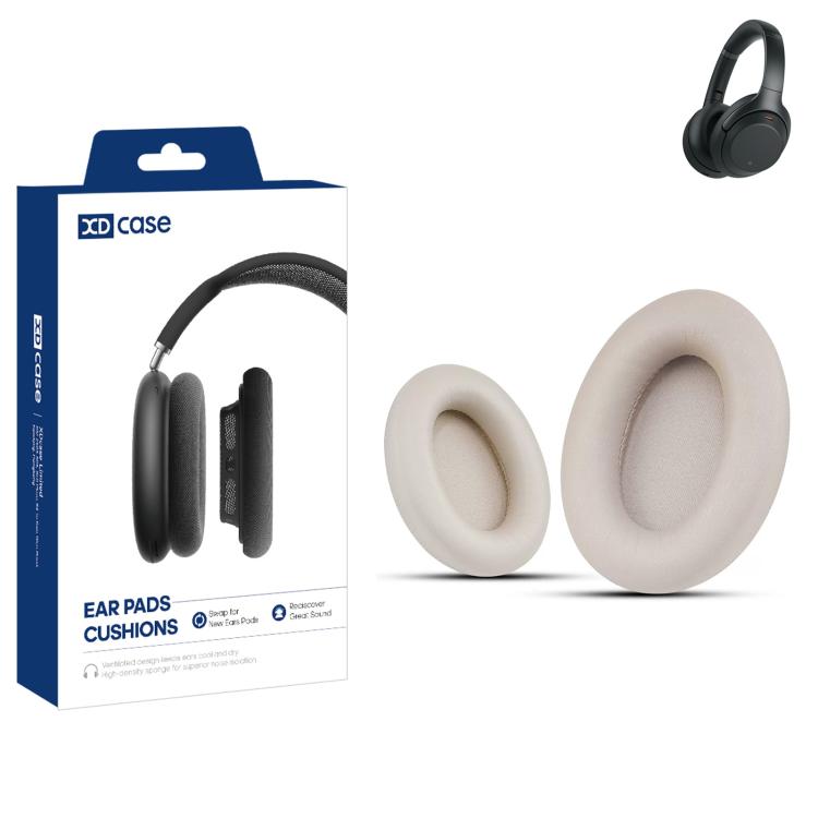XDcase 1 Pair Protein Leather Headset Replacement Ear Pads with Prying Tool, For Sony WH-1000XM5, For Sony WH-1000XM4, For Sony WH-1000XM3