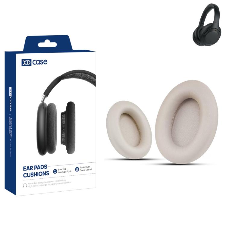 XDcase 1 Pair Protein Leather Headset Replacement Ear Pads with Prying Tool, For Sony WH-1000XM5, For Sony WH-1000XM4, For Sony WH-1000XM3