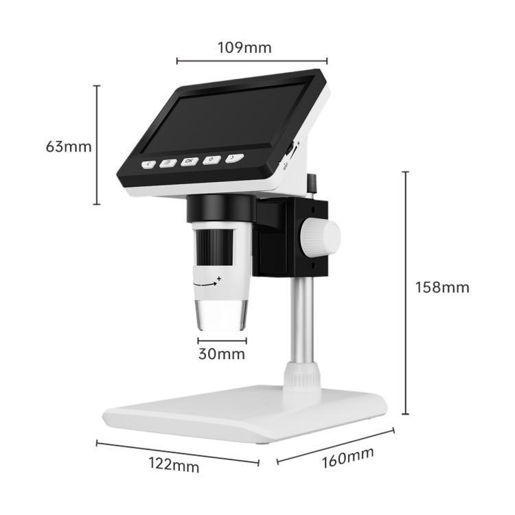inskam 307-C 2MP 4.3-inch IPS Screen Desktop Digital Microscope, inskam307-C