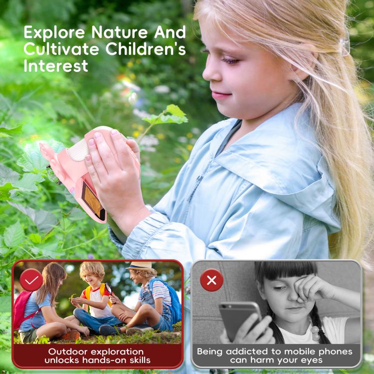 inskam 362 2MP 2-inch Display Children Dinosaur Digital Microscope, inskam362