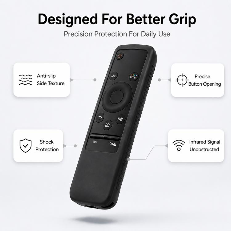 XDcase Shockproof Soft Silicone Protective Case, For Samsung TV Remote BN59 Series